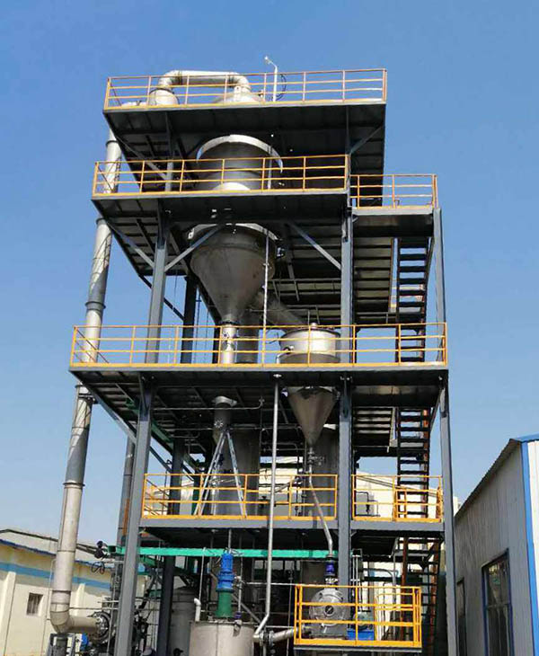 硫酸鈉mvr蒸發(fā)器安裝現場