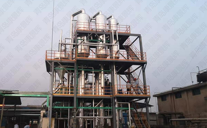 投入的使用三效蒸發器 投入的使用三效蒸發器